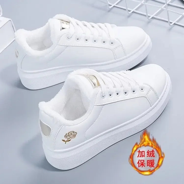 Fashion White Breathable Women Running Shoes